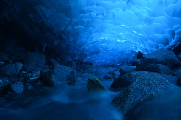 Mendenhall Glacier Ice Cave Juneau Alaska 