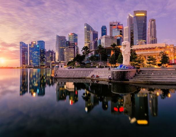 Merlion Park Singapore  By Randy Ng