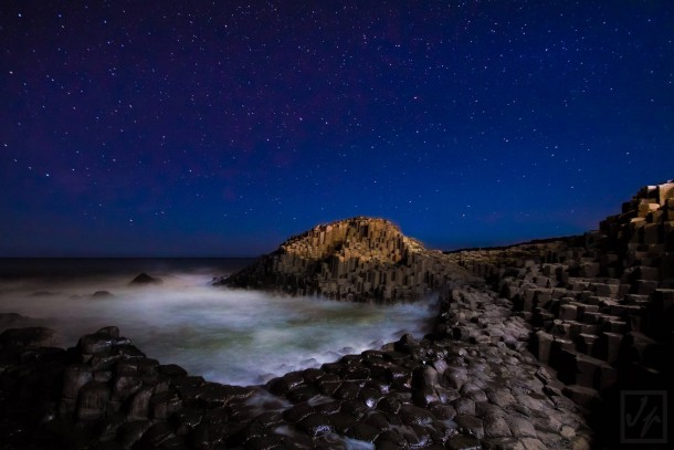 Midnight At The Giants Causeway 