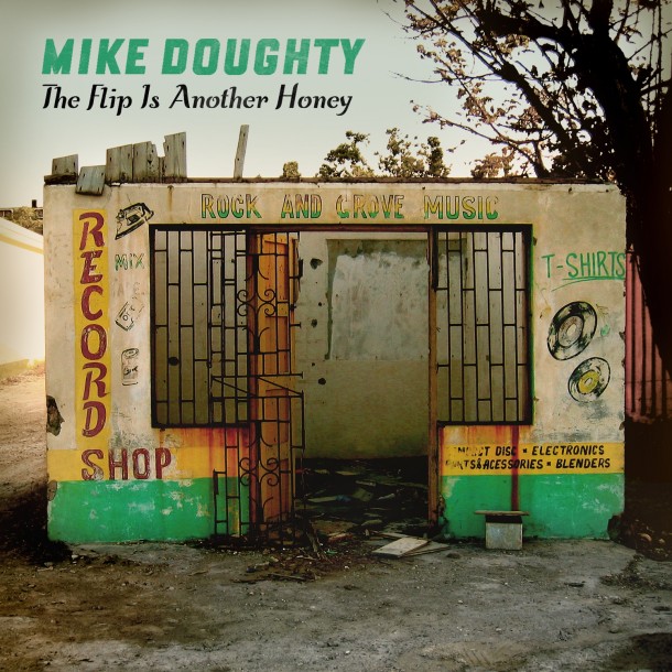 Mike Doughtys newest album has a pretty cool abandoned bombed out record store in Jamaica  x 