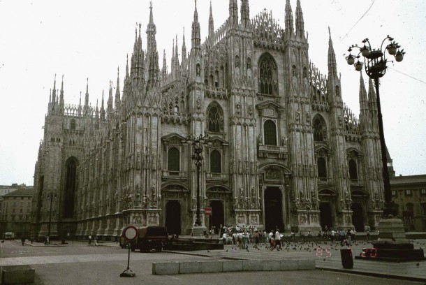 Milan Cathedral construction began in   x 