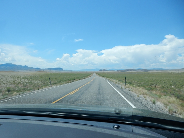 Miles of loneliness Rt  Nevada near Montello 
