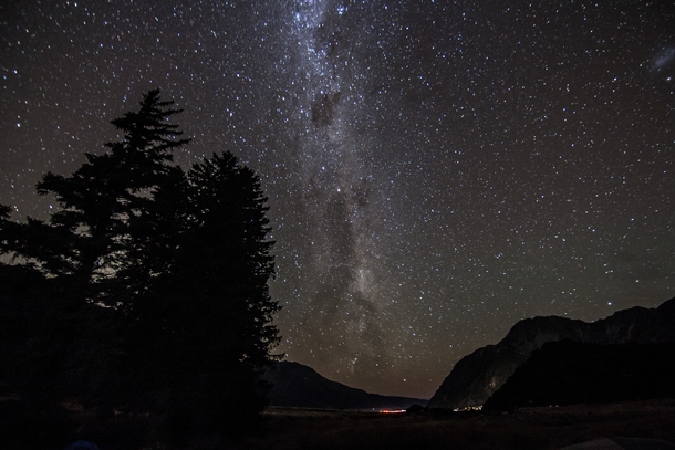 Milky Way at AorakiMount Cook National Park New Zealand 
