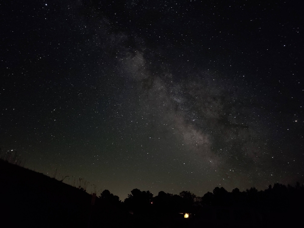 Milky Way from Cherry Springs State Park shot from my S