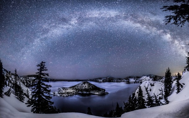 Milky Way over Crater Lake 