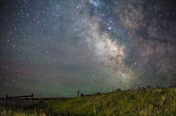 Milky Way over Montana  x