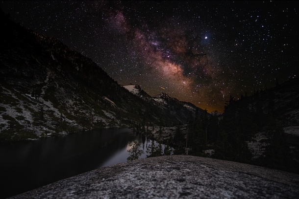 Milky Way over the Trinity Alps California 