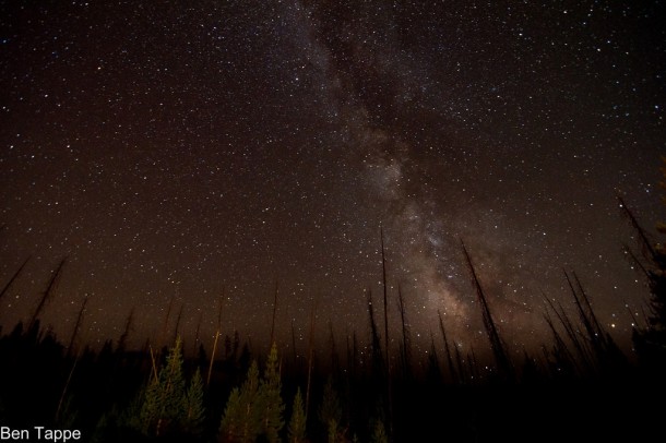Milky Way Yellowstone National Park Wy OC 