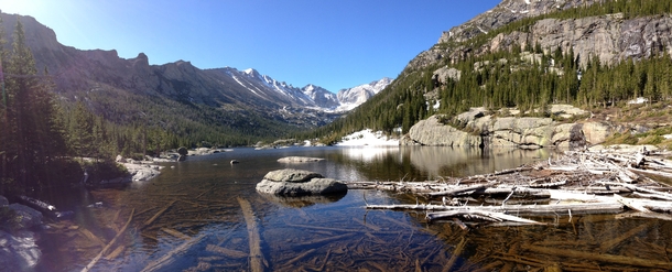 Mills Lake Rocky Mountain National Park