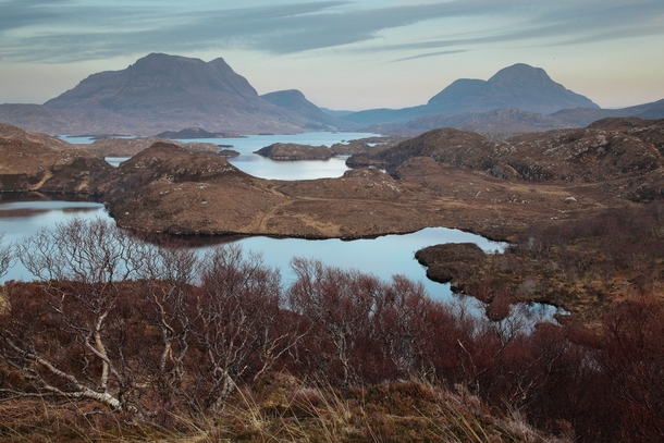 Mind-blowing landscape at Inverkirkaig Scotland UK by Douglas Griffin 