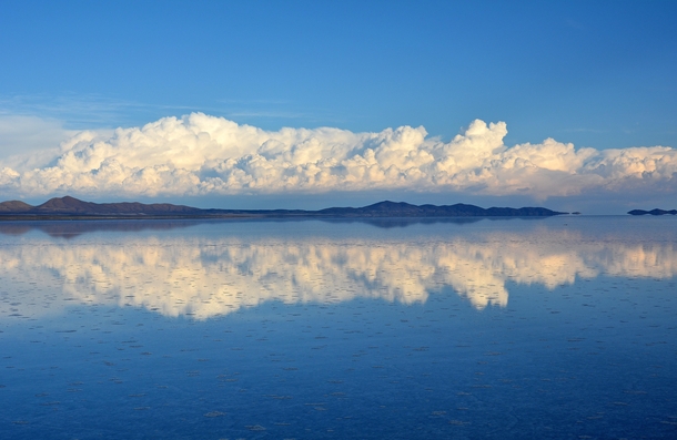 Mirror Like View of Salt Lake in Bolivia OC  otsuka