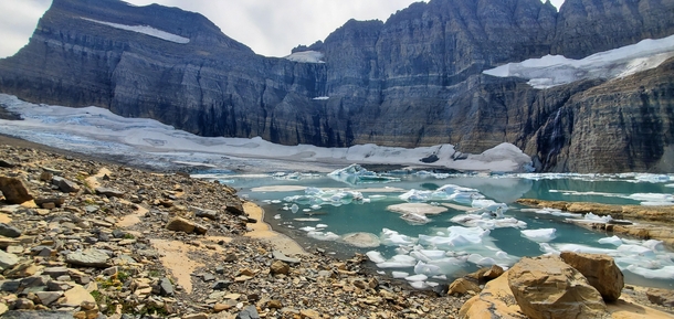 Missing these beautiful glaciers Grinnell and Salamander Glaciers  Glacier National ParkMT 