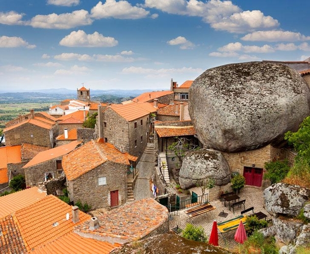 Monsanto Portugal This Medieval village was built around boulders