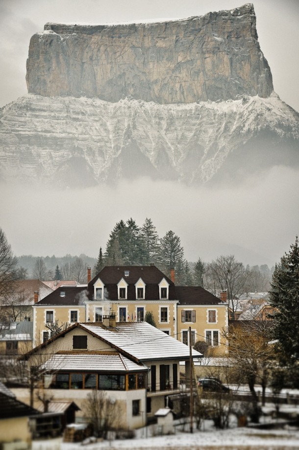 Mont Aiguille in France Very beautiful x-post from rpics 