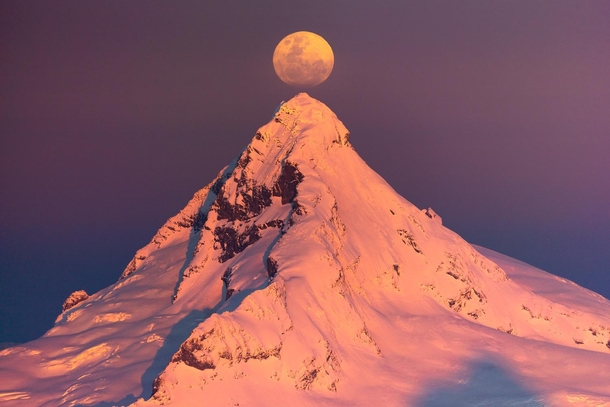 Moonrise Mt Aspiring New Zealand OC x williampatino_photography