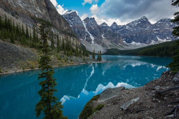 Moraine by far the most beautiful lake I have seen to date - Jaw-dropping  by Michael_GoesOutside 