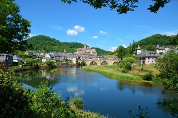 Most Picturesque Village - awesome views of Aveyron Countryside France 