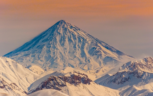 Mount Damavand The highest peak in the Middle East Iran  by Volodymyr Iskra