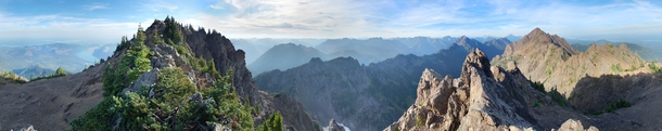 Mount Ellinor summit in the Olympic Mountains of Washington State by Gregg Erickson 