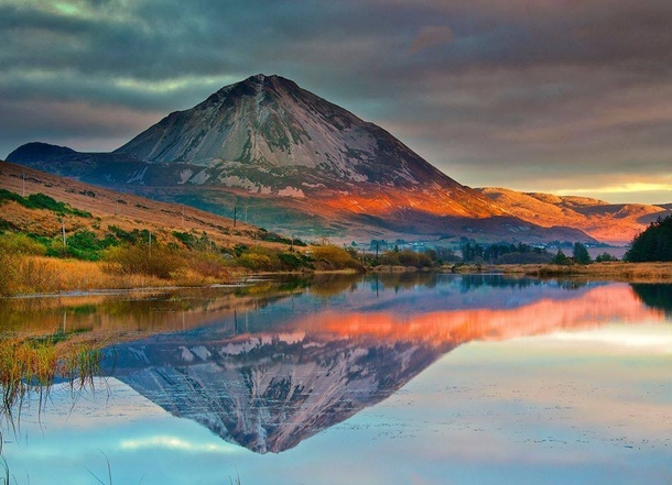 Mount Errigal Gweedore County Donegal  Ireland x