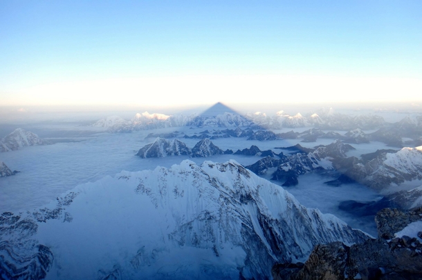 Mount Everest Summit Shadow - The Highest Point ASL in the World 