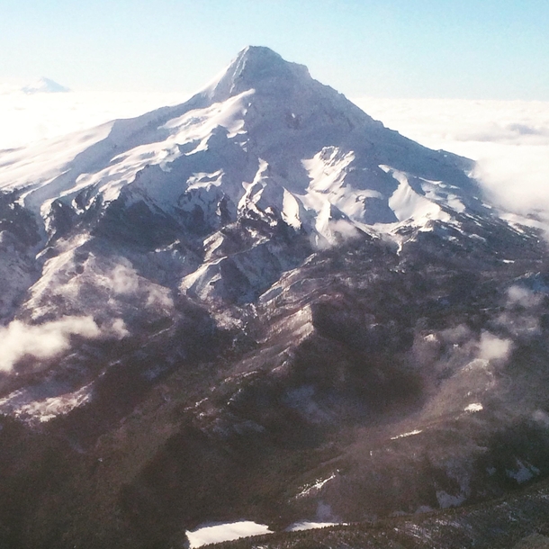 Mount Hood Oregon from my flight a year ago 