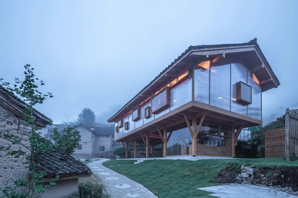 Mountain House in Mist  Shulin Architectural Design 