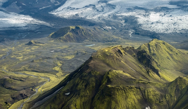 Mountain Ridges and Streams in Iceland  Photographed by Steven McGill