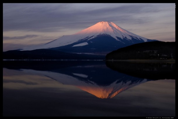 Mt Fuji reflection 