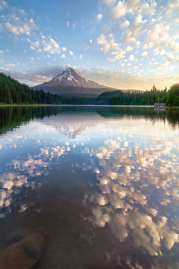 Mt Hood in Oregon  Makes a good phone background