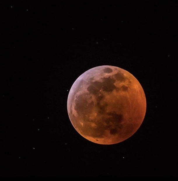 My dads picture of the blood moon