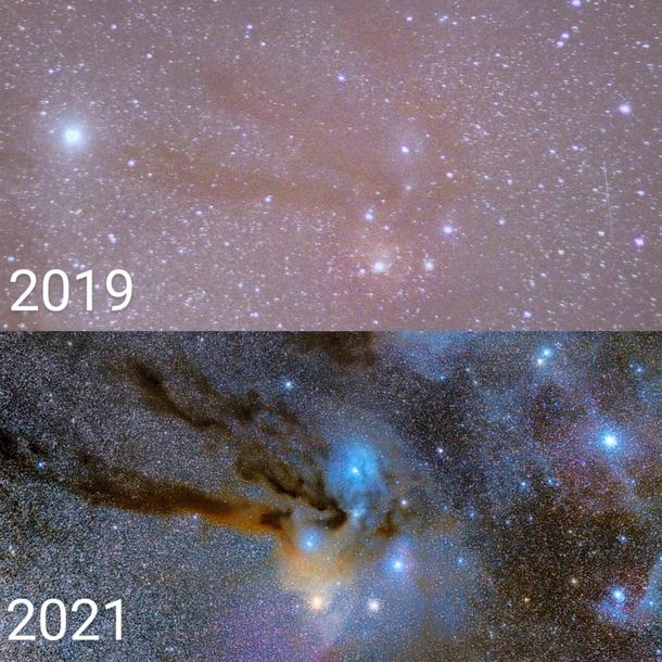 My first and the last image of Rho Ophiuchi Cloud Complex