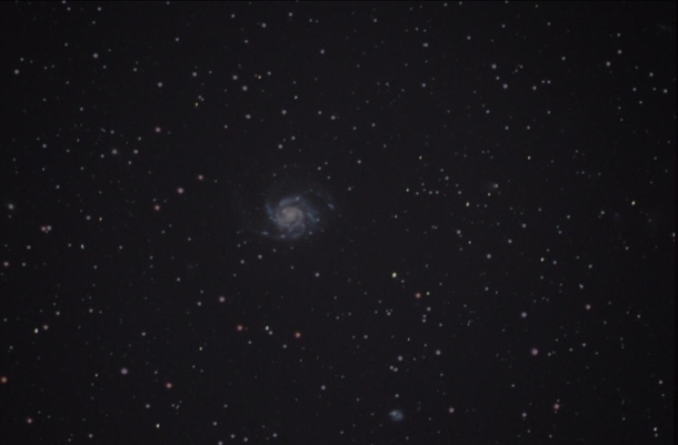 My first ever attempt at deep sky astrophotography Super happy with the result M The Pinwheel Galaxy
