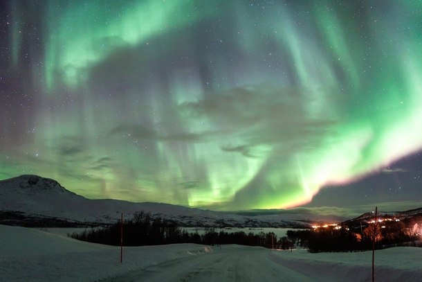 My first experience with Aurora Borealis in Troms Norway 
