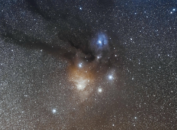 My first picture of the Ophiuchus Molecular Cloud
