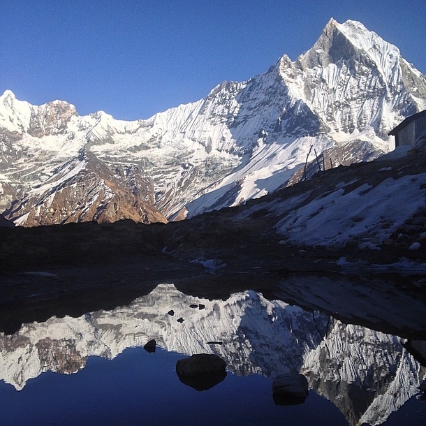 My friend is on a trip around Asia and took this beautiful picture HimalayasNepal by Jeppe Billund 