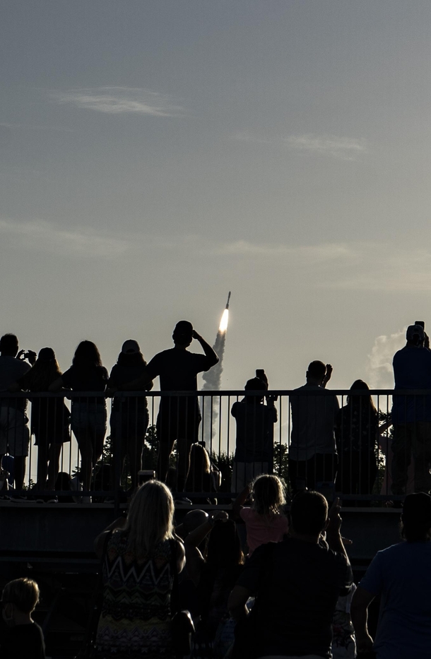 My photo of the Perseverance launch back in July