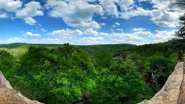 My  view of Devils Den State Park in Arkansas 