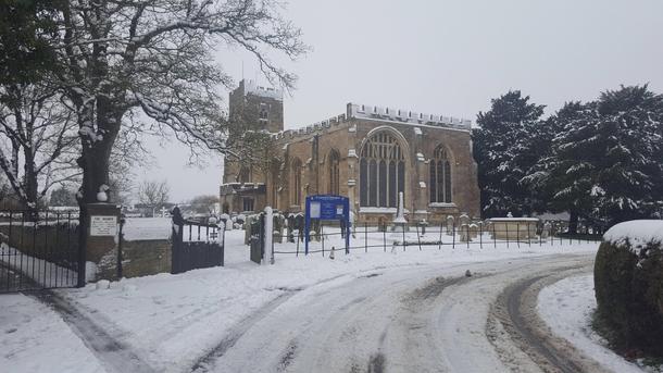 My village church a couple of years ago