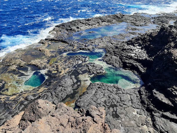 Natural swimming pools Lanzarote Canary Islands 