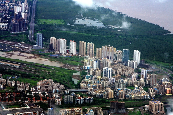 Navi Mumbai suburb of Mumbai India 