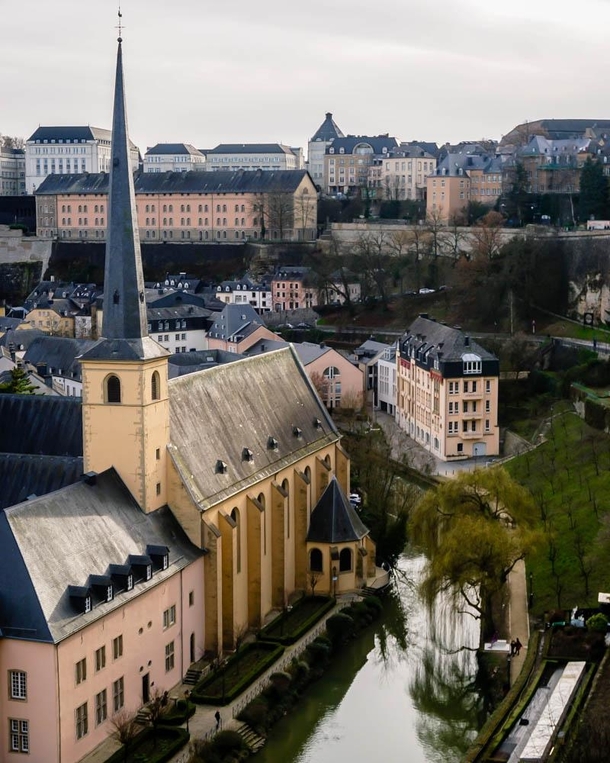 Neumunster Abbey in Luxembourg City 