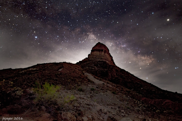 Never Caught Milky Way and Moonrise at the Same Time Dark Skies Matter - Big Bend NP 
