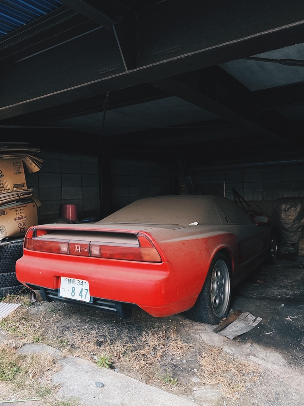 Never thought one day Id see my stream car left abandoned during a random exploration around Japan