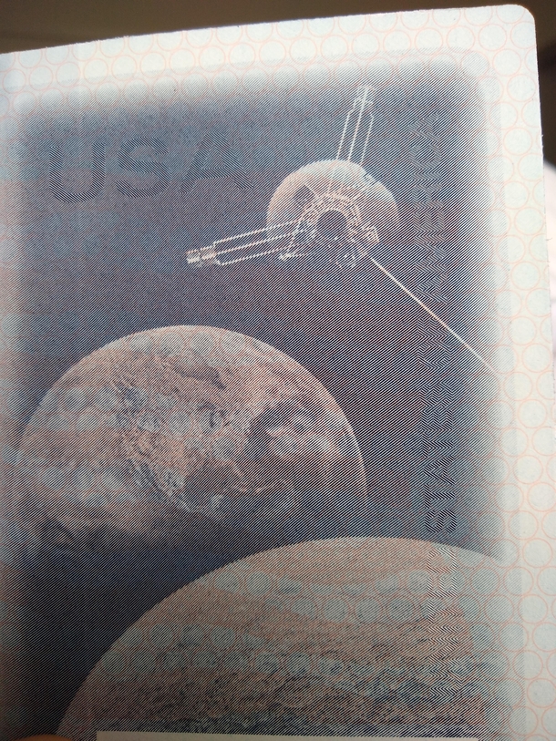New passport has an homage to voyager