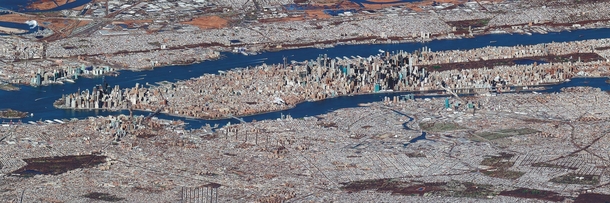 New York City image captured by the Worldview- satellite expanded by uwolf_