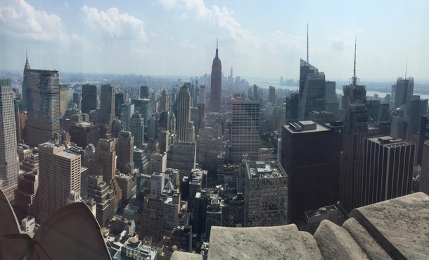 New York NY from the Rockefeller Center 