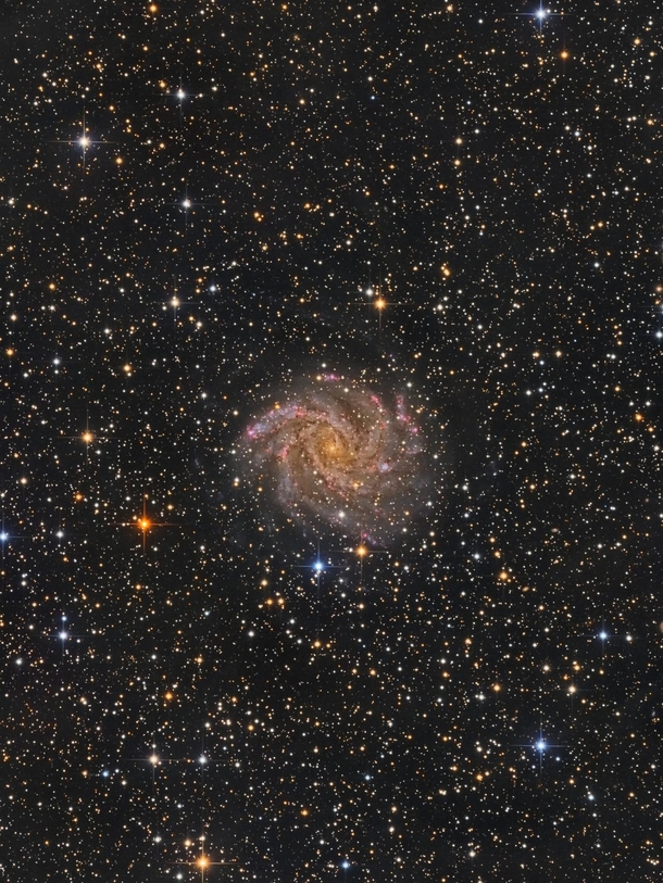 NGC  also known as the The Fireworks Galaxy Image credit Oleg Bryzgalov 