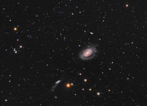 NGC  - hrs of exposure over three nights from my B backyard and a few processing hurdles 