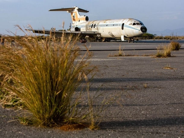 Nicosia International Airport Abandoned in  after the Turkish invasion of Cyprus 